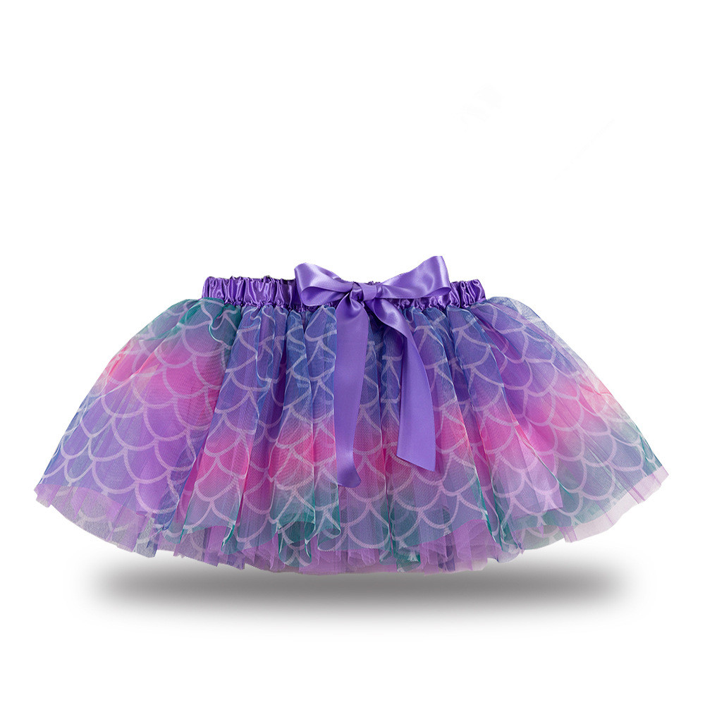 Girls Tutu Skirt Kids Ballet Princess Pettiskirt fluffy tulle Skirts Lovely Ball Gown Children Gradiet Clothing Baby Clothes