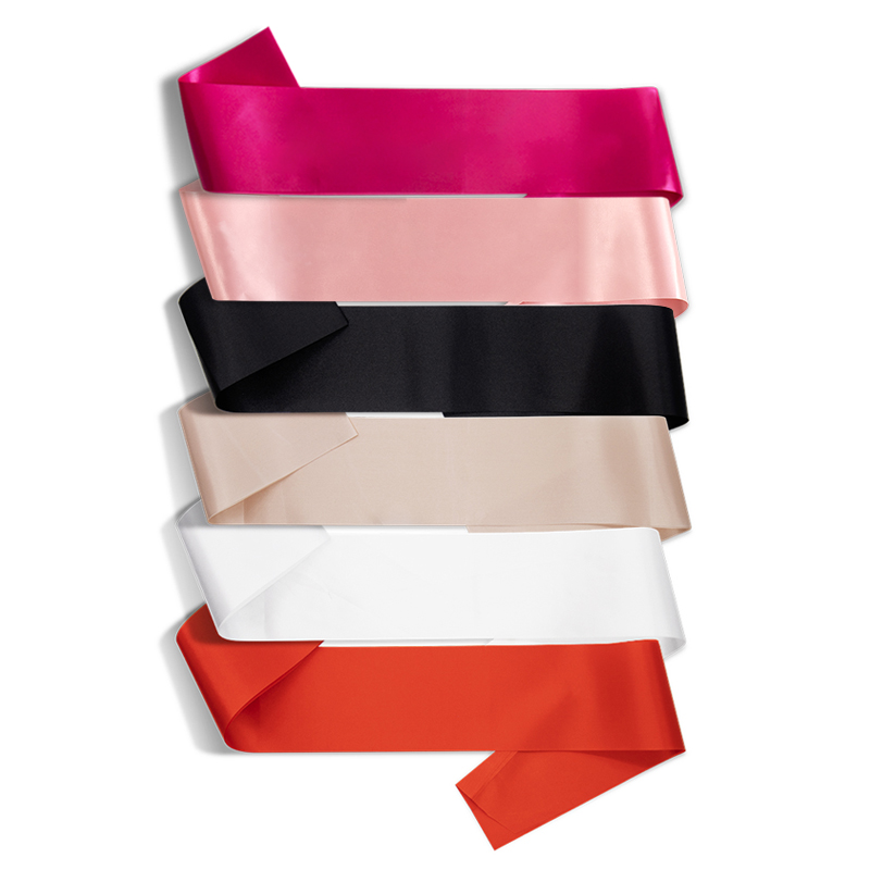 Blank Satin Sash DIY Make Your Own Sash Birthday Party Wedding Hen Party Decorations