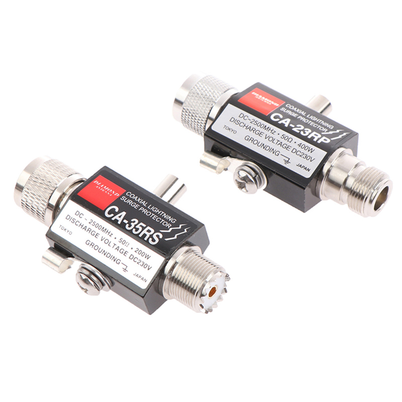 CA-35RS Lightning Arrestor N Male Plug To N Female Coaxial 0-1GHZ 400W 50ohm DC-1000MHz N Connector 400W Protector Arrester 1