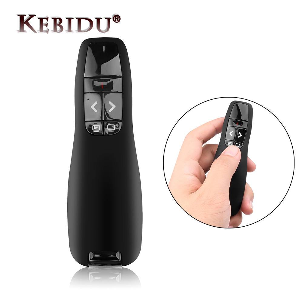R400 2.4Ghz USB Wireless Presenter Page Turning Pen With Red Light Spot PPT Remote Control for Powerpoint Presentation
