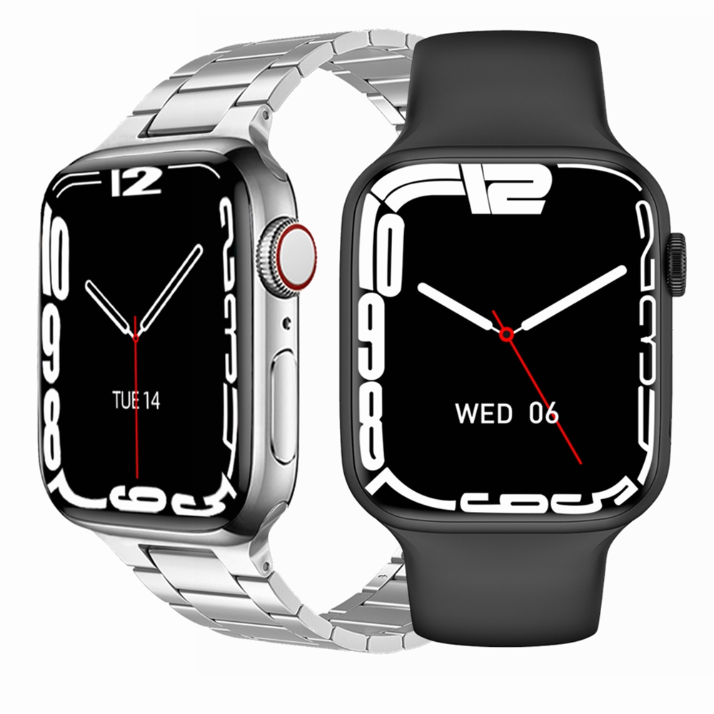 IWO W27 Pro Smart Watch For Men Series 7 Wireless Charge BT Call Waterproof Smart Watch NFC Women's Watches