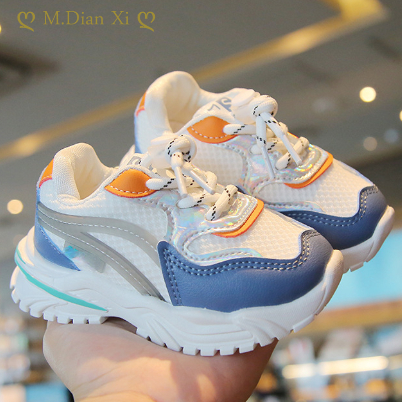 Children's Sneakers Boy Autumn Leather Cartoon  Children's Sports Shoes Waterproof Walking ShoesRunning Shoes Baby Shoes