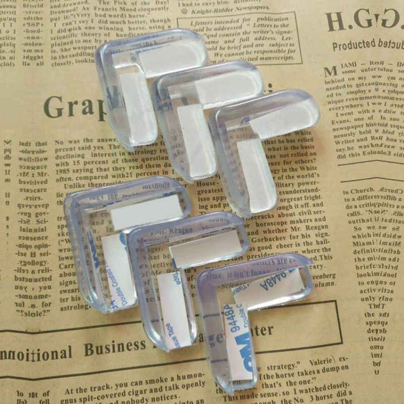 4/1pcs Baby Safety Thick Silicone Protective Pad Table Corner Protection Cover Child Edge Protection Anti-collision Corner