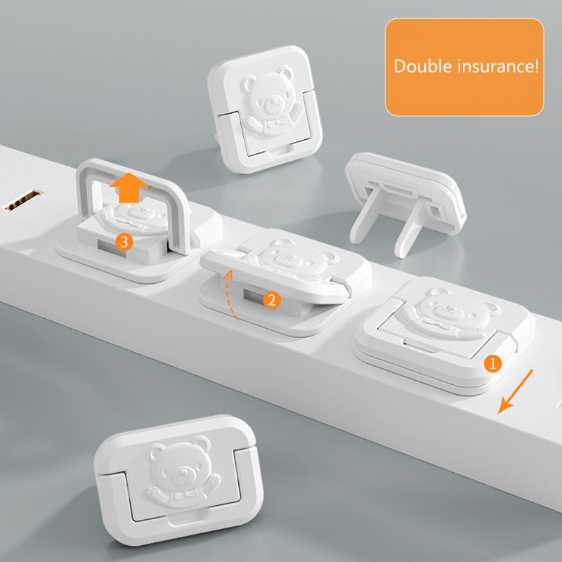 10pcs Power Socket Plugs Protector Cover ​Baby Child Safety Protector Anti Electric Shock Child Plug Guard Safe Lock home Access