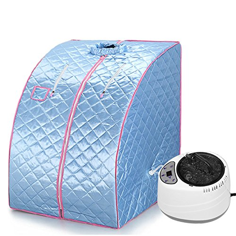 Portable Sauna Household Steam room Beneficial skin 2.2L machine Slimming bath SPA Health simple joint steel frame Sauna box