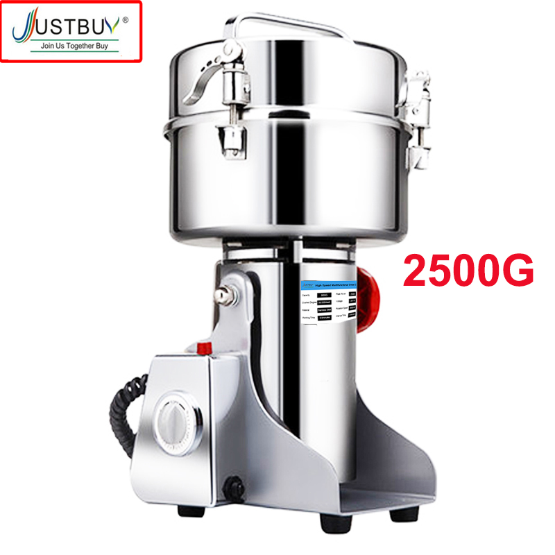 2500G 4000W /800G 3000W Herb Coffee Machine Grinder Grain Spices Mill Medicine Wheat Dry Food Mixer Chopper