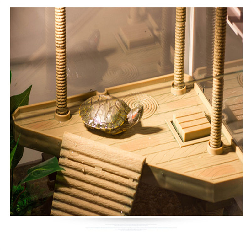 Turtle Island Climbing Basking Platform Turtle Frog Floating Island Aquatic Pet Reptile Supplies Turtle Tank Aquarium Ornament