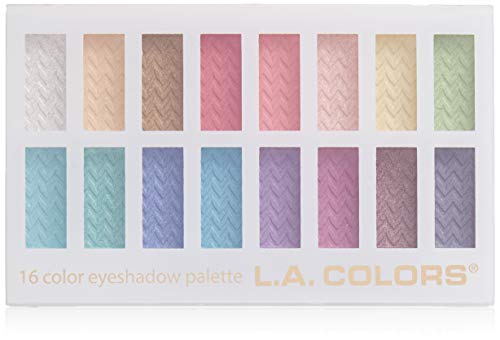L.A. COLORS 16 Color Eyeshadow Palette, Haute, 1.02 Ounce (LA74202)